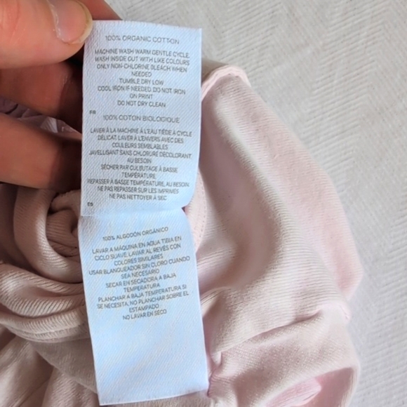 joe fresh 2-pack pink cotton snap footie sleeper pajamas 0-3 months baby girl - Picture 7 of 10